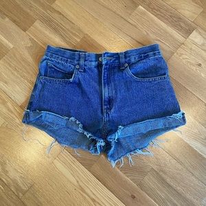 DIY high waisted shorts